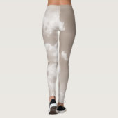 Zachte beige wolken 5 #wolken #art leggings (Achterkant)