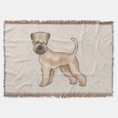 Zachte beklede tarwedrager hond Schattigee illustr Deken (Voorkant)