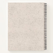 Zachte beklede tarweterriër hond met aangepaste te notitieboek (Achterkant)