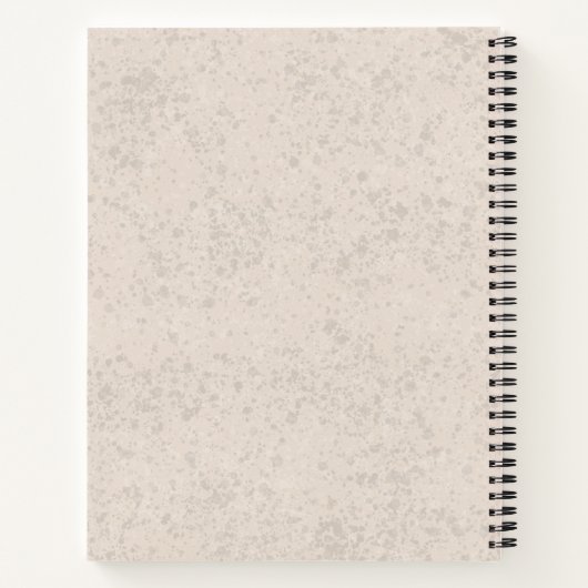 Zachte beklede tarweterriër hond met aangepaste te notitieboek (Achterkant)