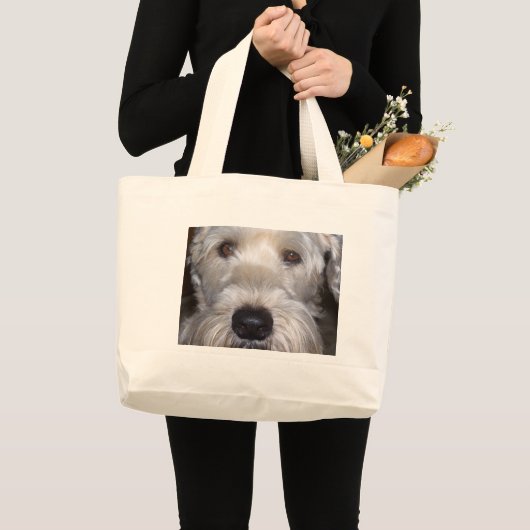 Zachte beklede wielrenner grote tote bag (Voorkant (product))