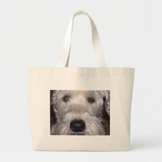 Zachte beklede wielrenner grote tote bag