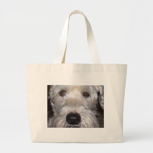 Zachte beklede wielrenner grote tote bag (Voorkant)
