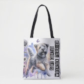 Zachte beklede wielrenner tote bag (Voorkant)