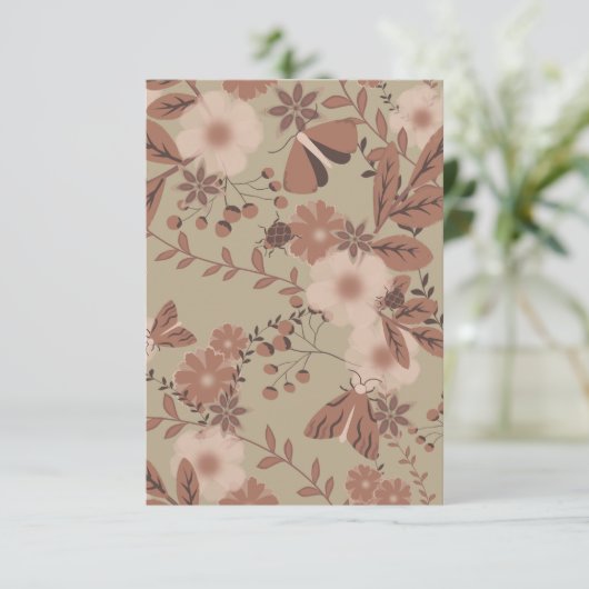 zachte berkenboom bedankkaart (Staand voorkant)