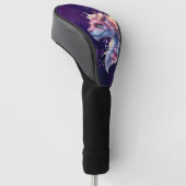 Zachte Beschermende Draak. Golfheadcover (Schuin)