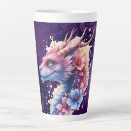Zachte Beschermende Draak. Latte Mok