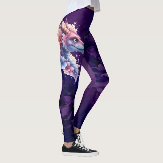 Zachte Beschermende Draak. Leggings (Rechts)