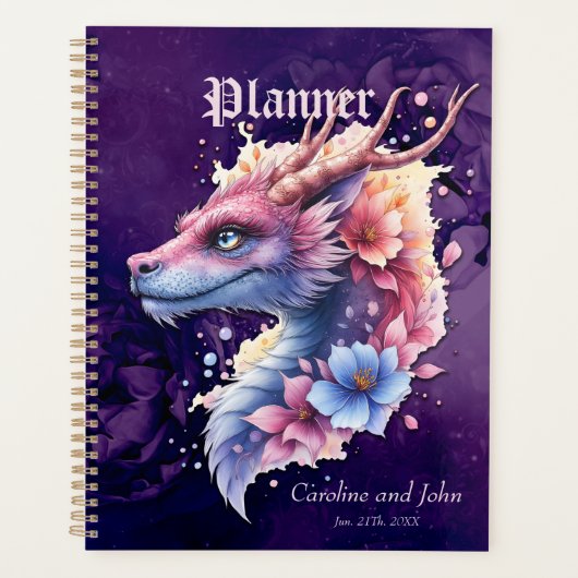 Zachte Beschermende Draak.  Planner (Voorkant)