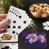 Zachte Beschermende Draak.  Pokerkaarten (Insitu)