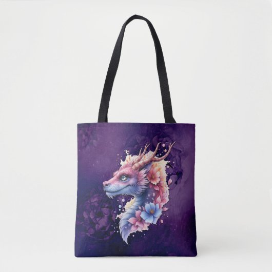 Zachte Beschermende Draak. Tote Bag (Voorkant)