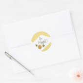 Zachte Bijenkorf Ronde Sticker (Envelop)