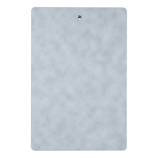 Zachte Blauw Parchment Kijk Mini Klembord (Achterkant)