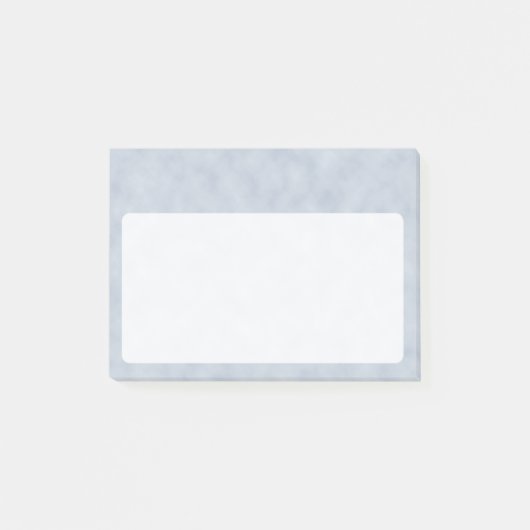 Zachte Blauw Parchment Kijk Post-it® Notes (Voorkant)