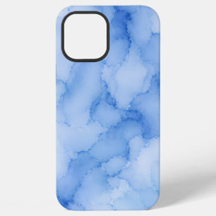 Zachte Blauwe Aquarel Abstract iPhone 12 Pro Max Hoesje