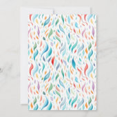 Zachte Blauwe Ballonnen Kinderverjaardag Kaart (Achterkant)