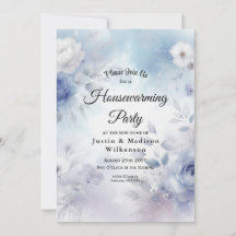 Zachte blauwe bloesems en lavendelnevel