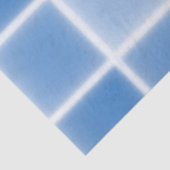 Zachte Blauwe Grid Tegelpatroon Tissuepapier (Detail)