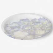 Zachte blauwe hortensia papieren bordje (Gekanteld)