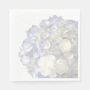 Zachte blauwe hortensia servet