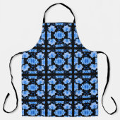 Zachte Blauwe Lotus Schort (Voorkant)