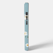 Zachte Blauwe Madeliefjes – Fris Bloemmotief Case-Mate iPhone Case (Achterkant / Links)