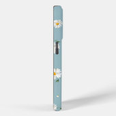 Zachte Blauwe Madeliefjes – Fris Bloemmotief Case-Mate iPhone Case (Achterkant / Rechts)