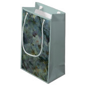 Zachte Blauwe Orchard impressionist Gift Bags Klein Cadeauzakje (Achterkant Gekanteld)