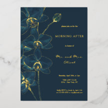 Zachte Blauwe Orchidee Ochtend Na 