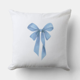 Zachte Blauwe Strik Jongens Baby Shower Kussen
