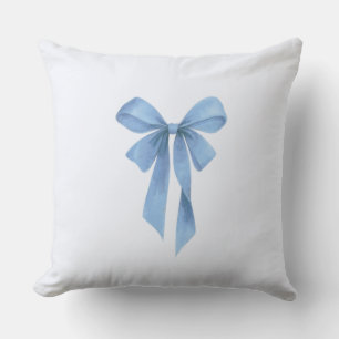 Zachte Blauwe Strik Jongens Baby Shower Kussen