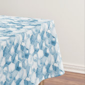 Zachte blauwe Waterverf kanotype Patroon Tafelkleed (Voorbeeld)