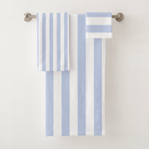 Zachte Blauwe Witte Verticale Streeppatroon Kunst