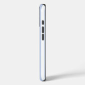 Zachte Blauwe Witte Verticale Streeppatroon Kunst Case-Mate iPhone Case (Achterkant / Links)
