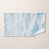 Zachte blauwe wolken #2 #wolken #muur #kunst bad handdoek (Handdoek)