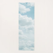 Zachte blauwe wolken #2 #wolken #muur #kunst yogamat (Achterkant)