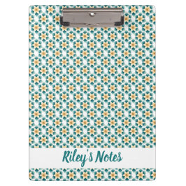 Zachte Blauwgroen bloemnaam Klembord