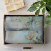 Zachte Blauwgroen gemengde media Tissuepapier (Geschenk)