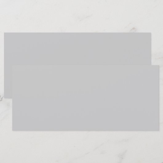 Zachte Bleke Grijze Geometrische Menu (Voorkant / Achterkant)