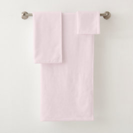 Zachte Bleke Witte Pastel Effen Kleur Roze Roos Bad Handdoek