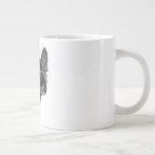 zachte blik corgi kalm grote koffiekop (Rechts)