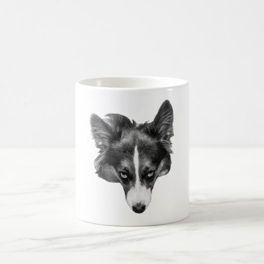 zachte blik corgi kalm koffiemok (Center)