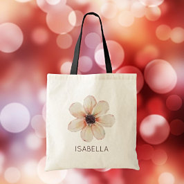 Zachte Bloei Grote Tote Bag