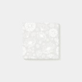 Zachte bloei (wit | Gray) Post-it® Notes (Voorkant)