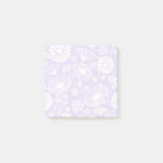 Zachte bloei (wit | Lavendel) Post-it® Notes