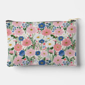 Zachte bloem accessoire tas (Achterkant)