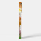 Zachte Bloem Geschilderd Abstract  Case-Mate iPhone Case (Achterkant / Rechts)