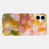 Zachte Bloem Geschilderd Abstract iPhone Hoesje (Achterkant horizontaal)