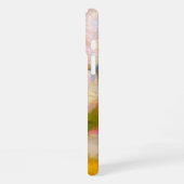 Zachte Bloem Geschilderd Abstract iPhone Hoesje (Linkerkant)