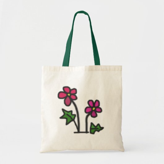 Zachte bloem tote bag (Voorkant)